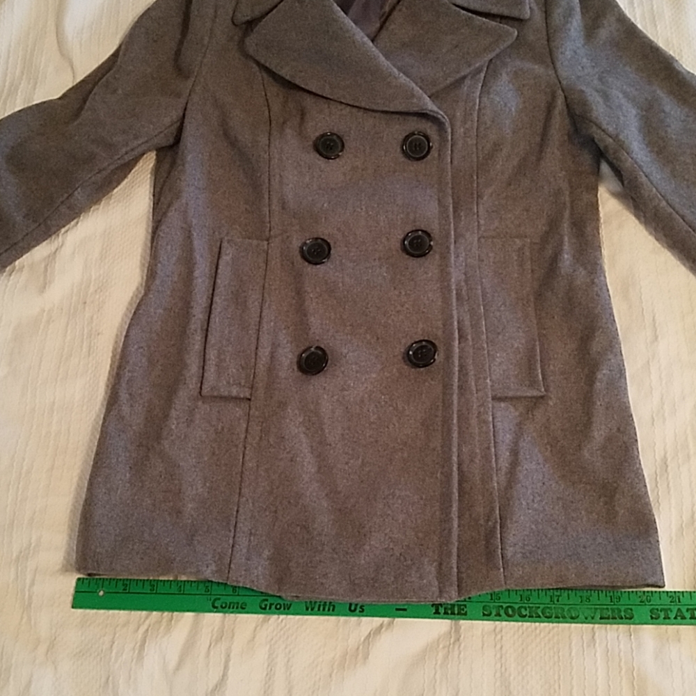 *SOLD* St John's Bay Double Breasted Pea Coat Medium - Picture 6 of 8